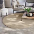 Tapete de Sisal Natural Comfort Granizo Redondo 2,00