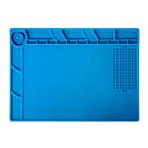 Tapete de solda Kaisi S-140 com isolamento magnético de silicone 35x25cm