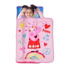 Tapete de soneca infantil Peppa Pig I'm so Happy com travesseiro e cobertor