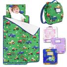 Tapete de soneca infantil PRIMLECT 140x56cm com travesseiro e cobertor