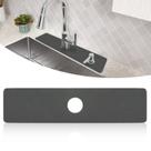 Tapete de torneira LOPNUR Kitchen Sink Guard, 61 cm, diatomita cinza