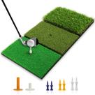 Tapete de treino de golfe CalmBloom 3 em 1 Turf para swing, putting & Chip Tapete de treino de golfe CalmBloom 3 em 1 Turf para swing, putting & Chip