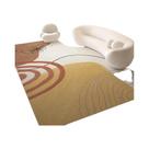 Tapete De Veludo Creme Cristal Para Sala De Estar, Quarto E Mesa De Centro Fácil De Limpar,