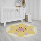 Tapete Decorativo Infantil Neoprene Flor Amarela 1,40m Tapete Decorativo Infantil Neoprene Flor Amarela 1,40m