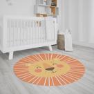 Tapete Decorativo Infantil Neoprene Leão 1,40m