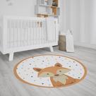 Tapete Decorativo Infantil Neoprene Raposa 1,40m