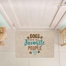 Tapete Decorativo para Porta Dogs Are My Favorite People - 40x60cm Tapete Decorativo para Porta Dogs Are My Favorite People - 40x60cm