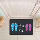Tapete Decorativo para Porta Pegadas - 40x60cm