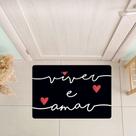 Tapete Decorativo para Porta Viver e Amar - 40x60cm Tapete Decorativo para Porta Viver e Amar - 40x60cm