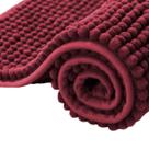 Tapete Dedinho Bolinha 45x65 Vermelho Areas de Passagem Macio