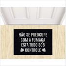 Tapete divertido não se preocupe com a fumaça Tapete divertido não se preocupe com a fumaça