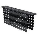Tapete divisor para pia de cozinha Yolife em PVC 24 x 30 cm preto Tapete divisor para pia de cozinha Yolife em PVC 24 x 30 cm preto