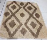 Tapete dueto musical jolitex anti-derrapante pelo baixo e macio 50cm x 70 cm beje 2 peças