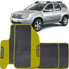 Tapete Duster 2012 a 2022 Amarelo Jogo 4 Peças Emborrachado Sob Medida Antiderrapante Premium