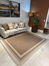TAPETE ECO NATURE MOLDURA BEGE/MARROM 87 3,00x4,00 TAPETE ECO NATURE MOLDURA BEGE/MARROM 87 3,00x4,00