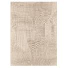 Tapete Eco Nature Roat 2,00 x 2,50 Sisal Antiderrapante Para Sala Bege Marrom J Serrano