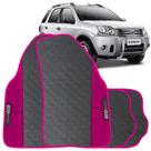 Tapete Ecosport de 2007 a 2012 Rosa Jogo 4 Peças Emborrachado Sob Medida Antiderrapante Premium