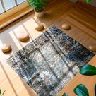 Tapete Éfeso Cinza Com Bege Sala Quarto 200x250 Decorativo