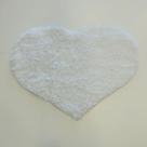 Tapete em forma de coração peludinho Antialérgico e Antiderrapante Tapete em forma de coração peludinho Antialérgico e Antiderrapante