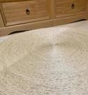 Tapete em Sisal Natural Redondo 100cm