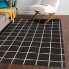 Tapete em Tecido Jacquard com Látex 1,35 m x 1,00 m - Grid Caramelo