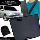 Tapete Emborrachado Porta Malas Gol G3 2000 a 2005 + 2 Capas Cinto Segurança Acessório Automotivo Tapete Emborrachado Porta Malas Gol G3 2000 a 2005 + 2 Capas Cinto Segurança Acessório Automotivo