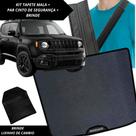 Tapete Emborrachado Porta Malas Renegade 2015 a 2021 + 2 Capas Cinto Segurança Acessório Carro
