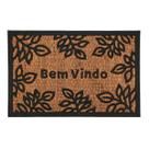 TAPETE ENTRADA BEM VINDO EMBORRACHADO FIBRA COCO 60x40cm