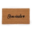 Tapete entrada Fibra de Coco 60cm x 33cm Bem-vindo Amor ou HOME Kapazi Tapete entrada Fibra de Coco 60cm x 33cm Bem-vindo Amor ou HOME Kapazi