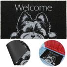 Tapete Entrada Pet Cão Dog Yorkshire Kapazi 40x60 Vinil Antiderrapante Casa Apartamento Capacho Cachorro Boas-Vindas Tapete Entrada Pet Cão Dog Yorkshire Kapazi 40x60 Vinil Antiderrapante Casa Apartamento Capacho Cachorro Boas-Vindas