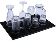 Tapete Escorredor De Louça Barman Porta Pratos Copos Cozinha e Bar 30x45cm