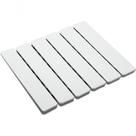 Tapete Estrado Para Banheiro Cobalto Plastic - Branco