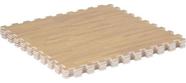 Tapete Eva Puzzle 60x60cm 4 Pecas Madeira Just Home