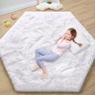 Tapete EVOIONOS White Hexagon 160x180cm fofo para quarto