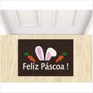 Tapete feliz páscoa, medida porta. Tapete feliz páscoa, medida porta.