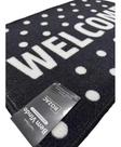 Tapete Felpudo Antiderrapante 40x60cm Welcome Preto