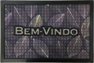 Tapete Fenice 59x39cm Folhas Roxo