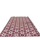 Tapete Flannel Sala Quarto Luxo Macio 2,00x1,40 Vermelho