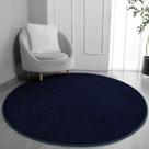 Tapete FlyDoIt 183x183 cm Espuma viscoelástica macia azul marinho