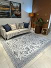 TAPETE FUNCIONAL MEDALHAO CINZA/AZUL CLARO 55 2,00x2,50
