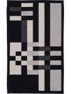 Tapete Geométrico Santon Preto e Branco 0,47 x 0,70m