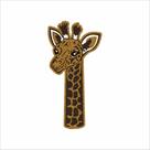Tapete girafa, tapete de animais divertidos.