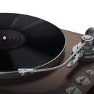 Tapete giratório PRO SPIN em acrílico preto para 12 discos de vinil