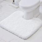 Tapete higiênico Disolla Branco Antiderrapante Fofo Lavável 56x61cm