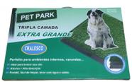 Tapete Higiênico Grama Sintética Pet Park Extra Grande 76x51 Chalesco