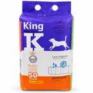 Tapete Higiênico King Pads Slim 60x55cm 50Un Alta Absorção Tapete Higiênico King Pads Slim 60x55cm 50Un Alta Absorção
