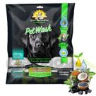 Tapete higiênico lavavél com carão ativado pet wash - tamanho p- com fibras naturais de coco - para cães pets