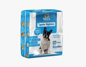 Tapete Higiênico Mega Pads para Cães 80cm X 60cm - 7 Unidades - Mega Fórmula Tapete Higiênico Mega Pads para Cães 80cm X 60cm - 7 Unidades - Mega Fórmula