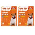 Tapete Higiênico para Cães Super Dog Slim 2 Pacotes com 30 unidades
