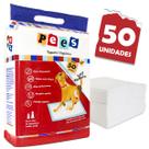 Tapete Higiênico Slim Pees para Cães Premium 50 Unidades 50x60 cm Alta Absorção